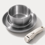 Compacta – Batterie de cuisine en inox modulable – 4 pièces