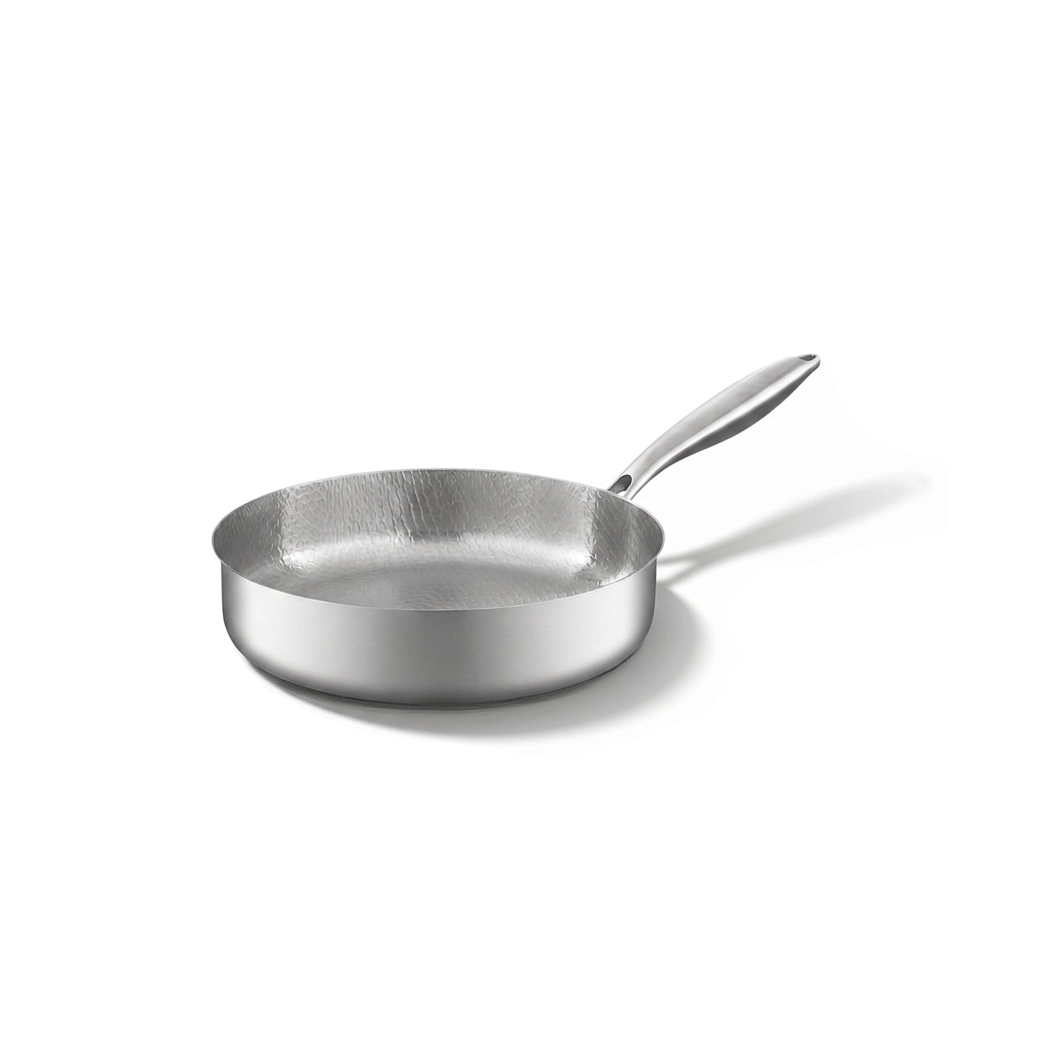 Strionga – la sauteuse en inox anti adhésive texturé – 24 cm