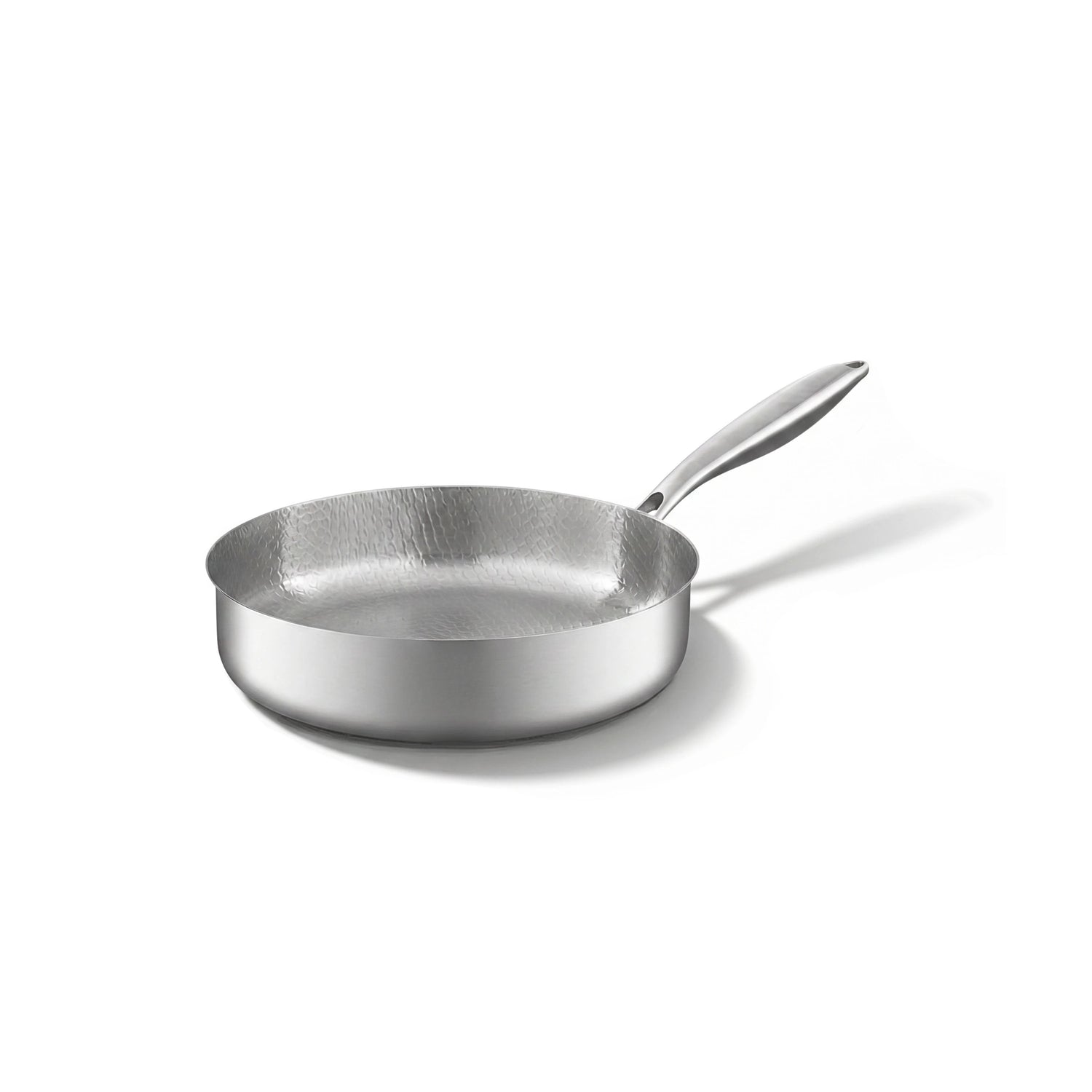 Strionga – la sauteuse en inox anti adhésive texturé – 28 cm